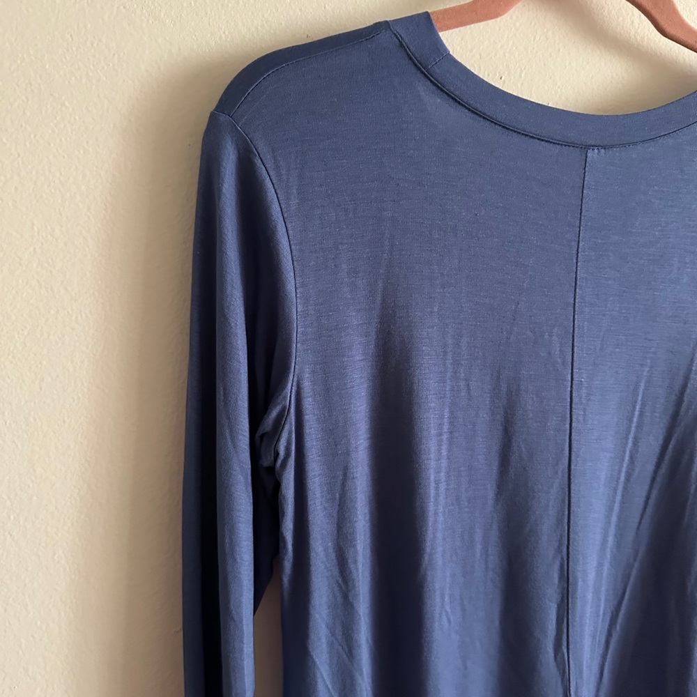 DRESS/TOP Lot - Long Sleeve Purple Dress MEDIUM CAPE JUBY Charcoal Beaded Top - Picture 7 of 8